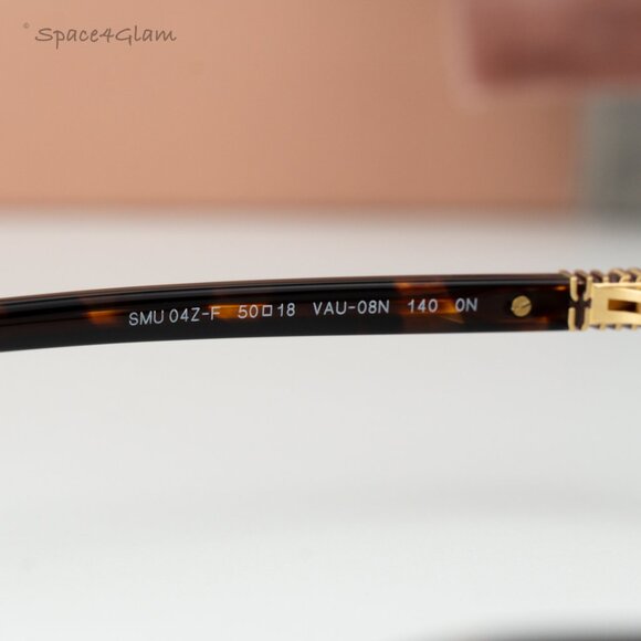 Miu Miu Men Sunglasses Havana Clear Blue Light Filter MU04ZSF VAU08N BRAND NEW - Picture 6 of 12